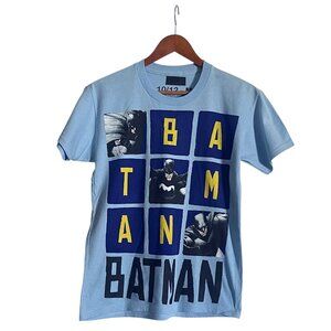 Boys Batman T-Shirt Size 10-12 M – 100% Cotton Superhero Graphic Tee